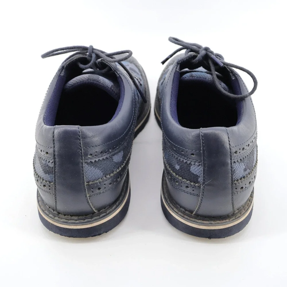 G/FORE‎ Longwing Gallivanter Camo Knit Golf Shoes Navy Mens 12
